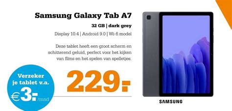 samsung tablet a7 aanbieding.
